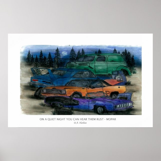 PÓSTER EN UNA NOCHE TRANQUILA PODRÁ OÍRSELOS RUSO - MOPAR (Frente)