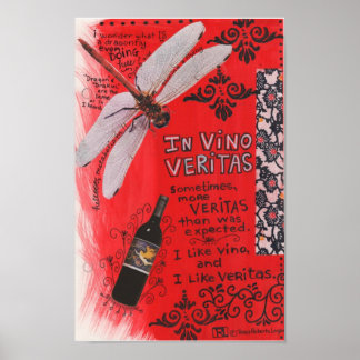 Póster En Vino Veritas