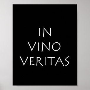 Póster En vino veritas