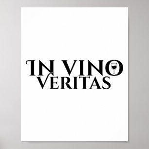 Póster En Vino Veritas _ Latino _ Antigua Roma _ Amor del