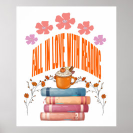 Póster Enamorada de la lectura, Lover del libro