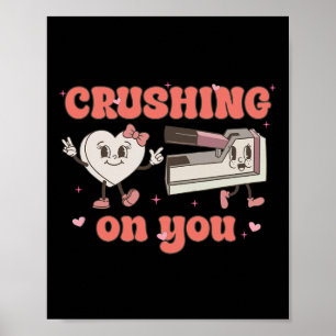 Póster Enamorado de ti Enfermera Pediátrica San Valentín