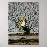 Enano con una linterna