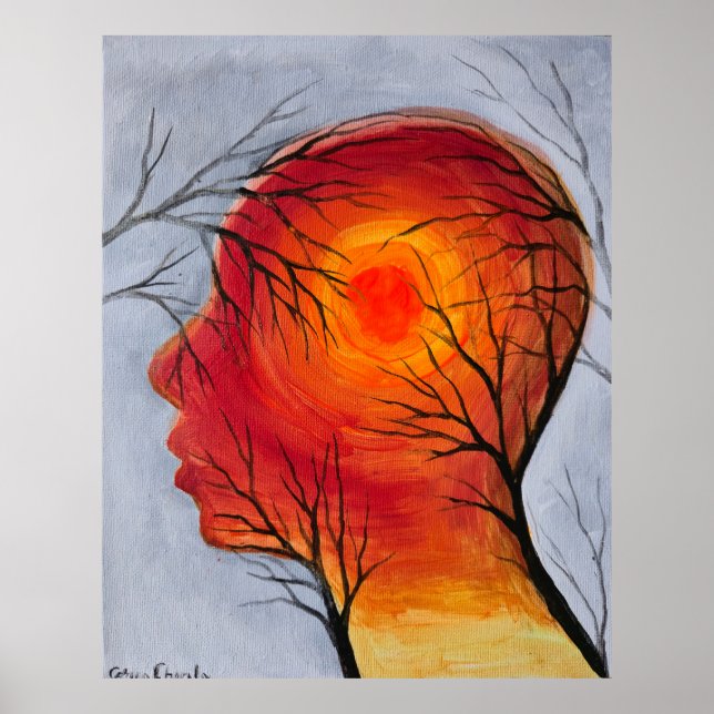 Póster Encadenar el sol interior (Frente)