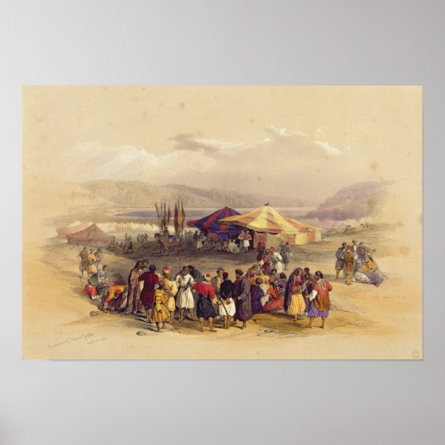 Póster Encampment of the Pilgrims at Jericho' Volume II (Frente)