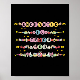 Póster Encantado de enseñarte, Pulsera de la Amistad