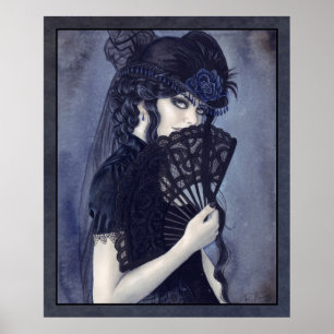 Póster Encantado igualando el poster