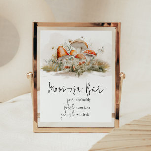 Póster Encantado Mushroom Forest Mom Osa Bar