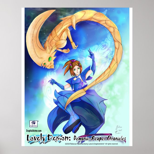Póster Encantador Demon: Poster de Crónicas Demonic-Reape (Frente)