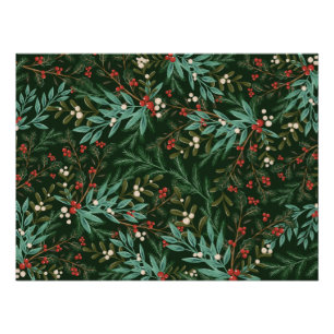 Póster Encantador Navidad Clásico Elegante