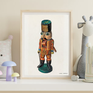 Póster Encantador nucracker vintage de Mina Lowry