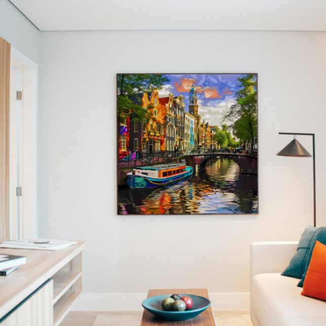 Póster Encantadora Arquitectura del Canal de Ámsterdam en (Subido por el creador)