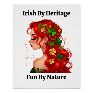 Póster Encantamiento esmeralda: La cabeza roja del Día de