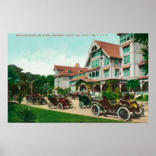 Póster Encante la vista del exterior de Hotel del Monte