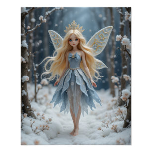 Póster Encanto de hadas de invierno