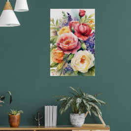 Póster Encanto floral