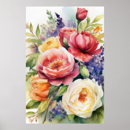Póster Encanto floral