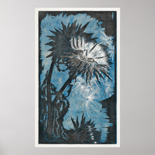 Póster Encanto retro artchoke: elegancia vintage