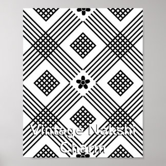 Póster Encanto vintage Nakshi