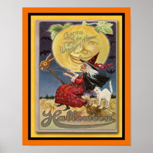 Póster Encantos del Poster de Halloween de la Hora de la 