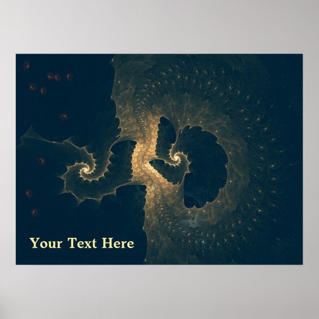 Póster Encélado Bajo El Hielo (Frente)