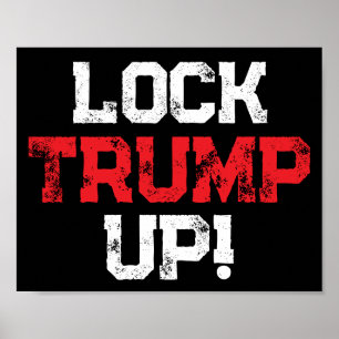 Póster Encerrar a Trump Políticamente