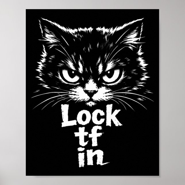 Póster Encerrar TF en Gato (Frente)