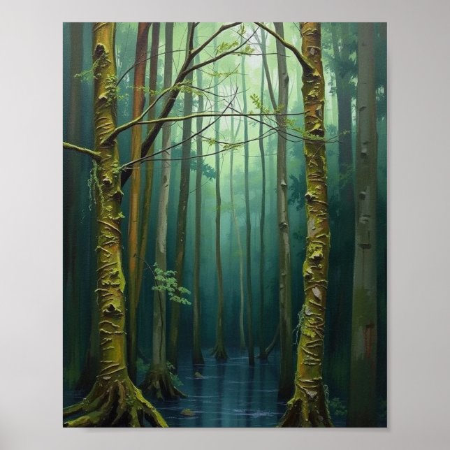 Póster Enchanted Emerald Sanctuary: (Frente)