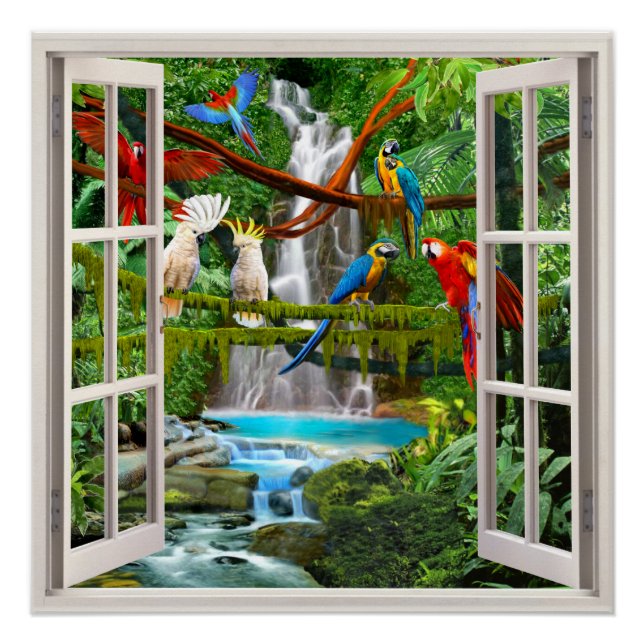PÓSTER ENCHANTED JUNGLE (Anverso)