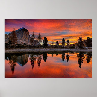 Póster Enchanted Lake Sunset