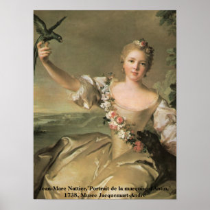 Póster Enchanting Beauty_1, Jean-Marc Nattier,"Portrai...