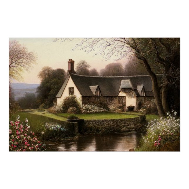 Póster Enchanting Country Cottage (Anverso)
