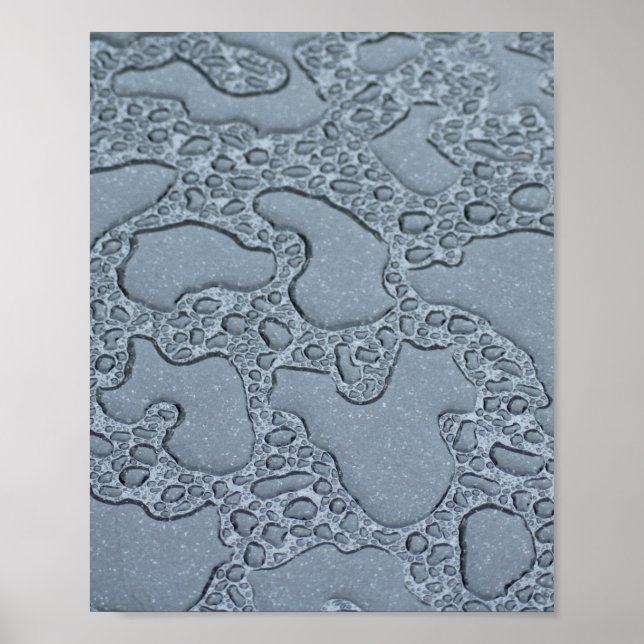 Póster Encharcadas de lluvia (Frente)