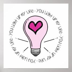 Póster Encienden mi vida