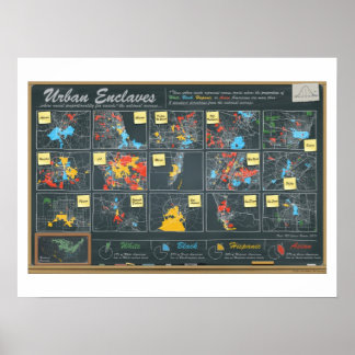 Póster Enclaves urbanos