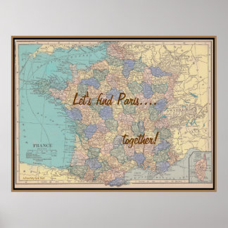 Póster Encontrar a París juntos Poster