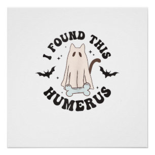 Póster Encontré este húmero humorístico divertido gato de