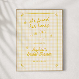 Póster Encontró Su Bienvenida De La Ducha De La Nena