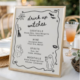 Póster Encontró Su Boo Halloween Nodal Ducha Bebidas