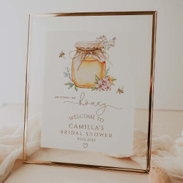 Póster Encontró su miel Bridal Shower