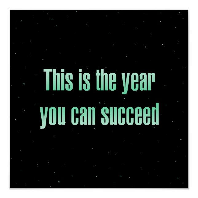 Póster Encouragement Quote # 230 (Anverso)