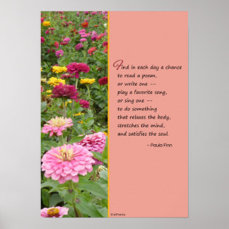 Póster Encuentra en cada día una oportunidad...