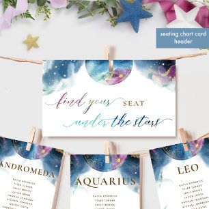 Póster Encuentra tu asiento debajo de las estrellas, Rótu