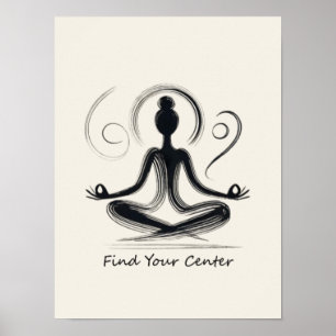 Póster Encuentra tu centro