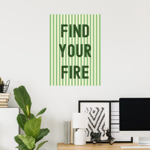 Póster Encuentra tu fuego
