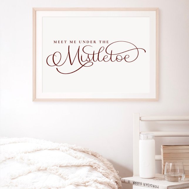 Póster Encuéntrame bajo el Poster de vacaciones Mistletoe (Subido por el creador)