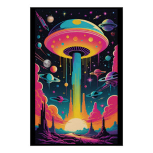 Póster Encuentro de OVNI en el Planeta 9
