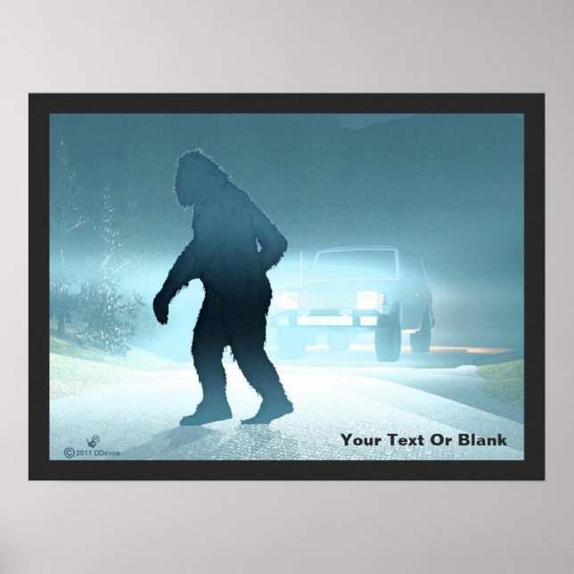 Póster Encuentro de Sasquatch (Frente)
