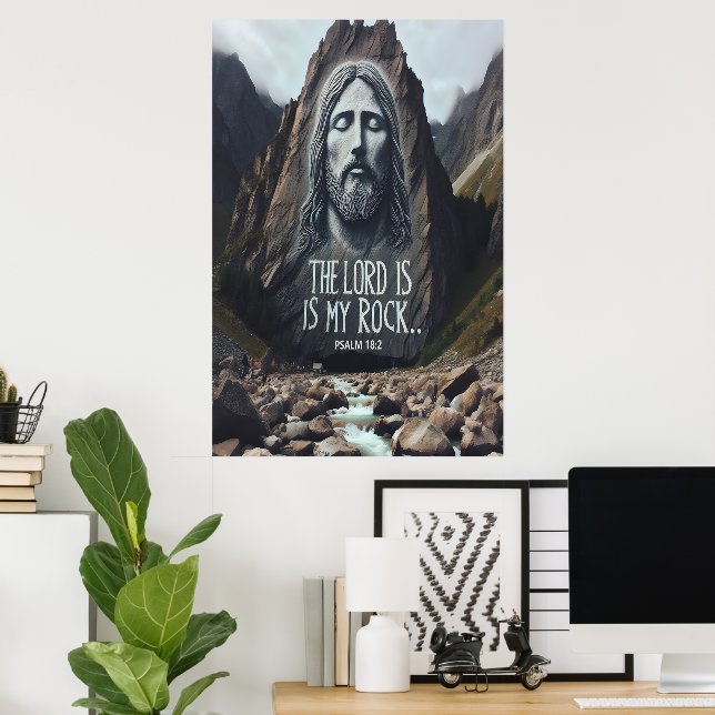 Póster Encuentro Divino: Jesús en la montaña (Oficina en casa)
