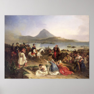 Póster Encuentro entre general Nicolás José Maison